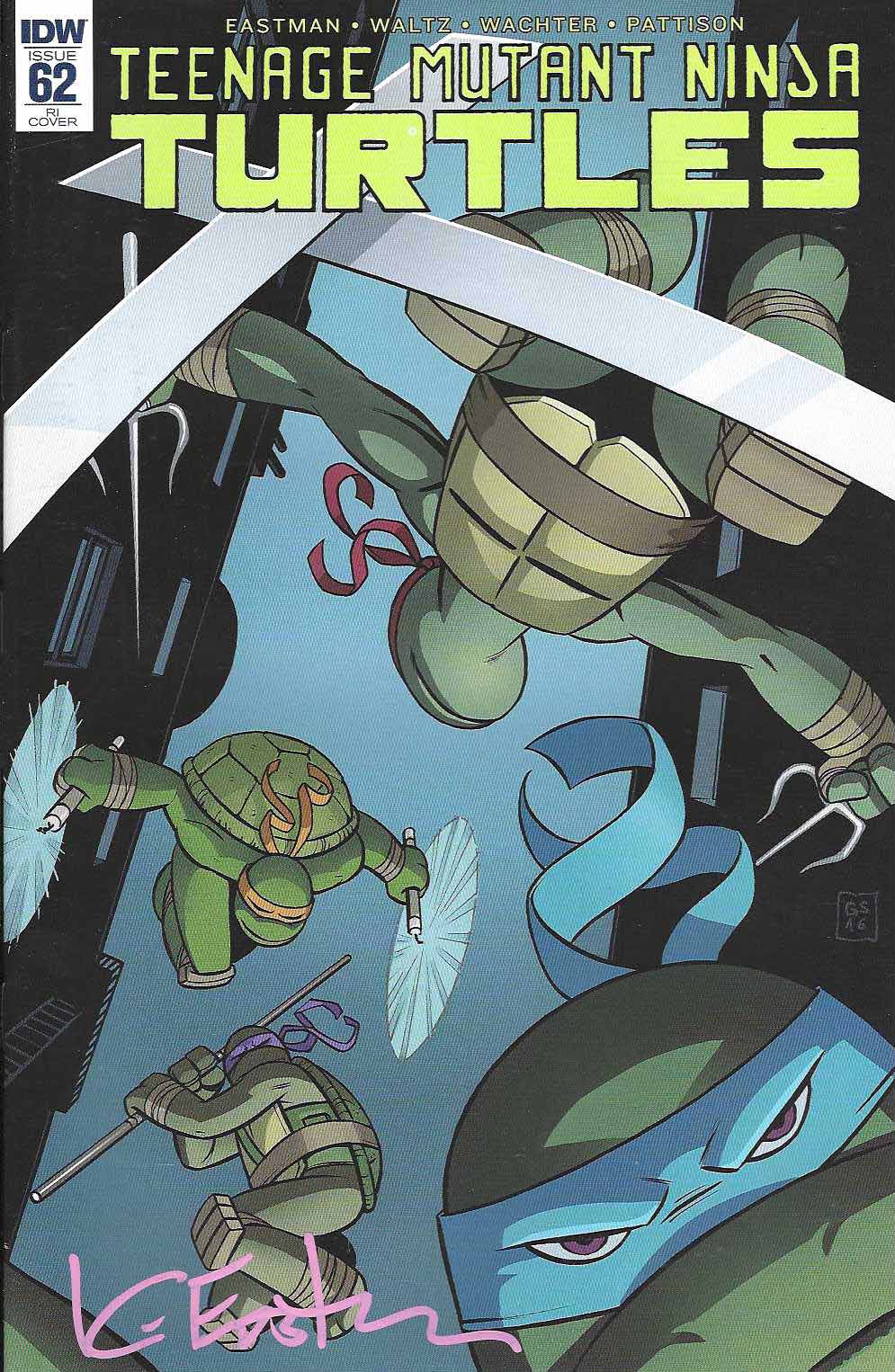 TMNT #62 RI – Cover – Signed