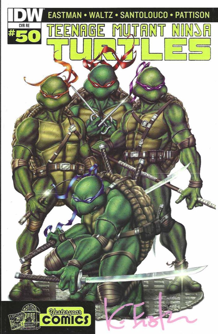 TMNT #50 CVR RE Signed – Yesteryear Comics – Signed
