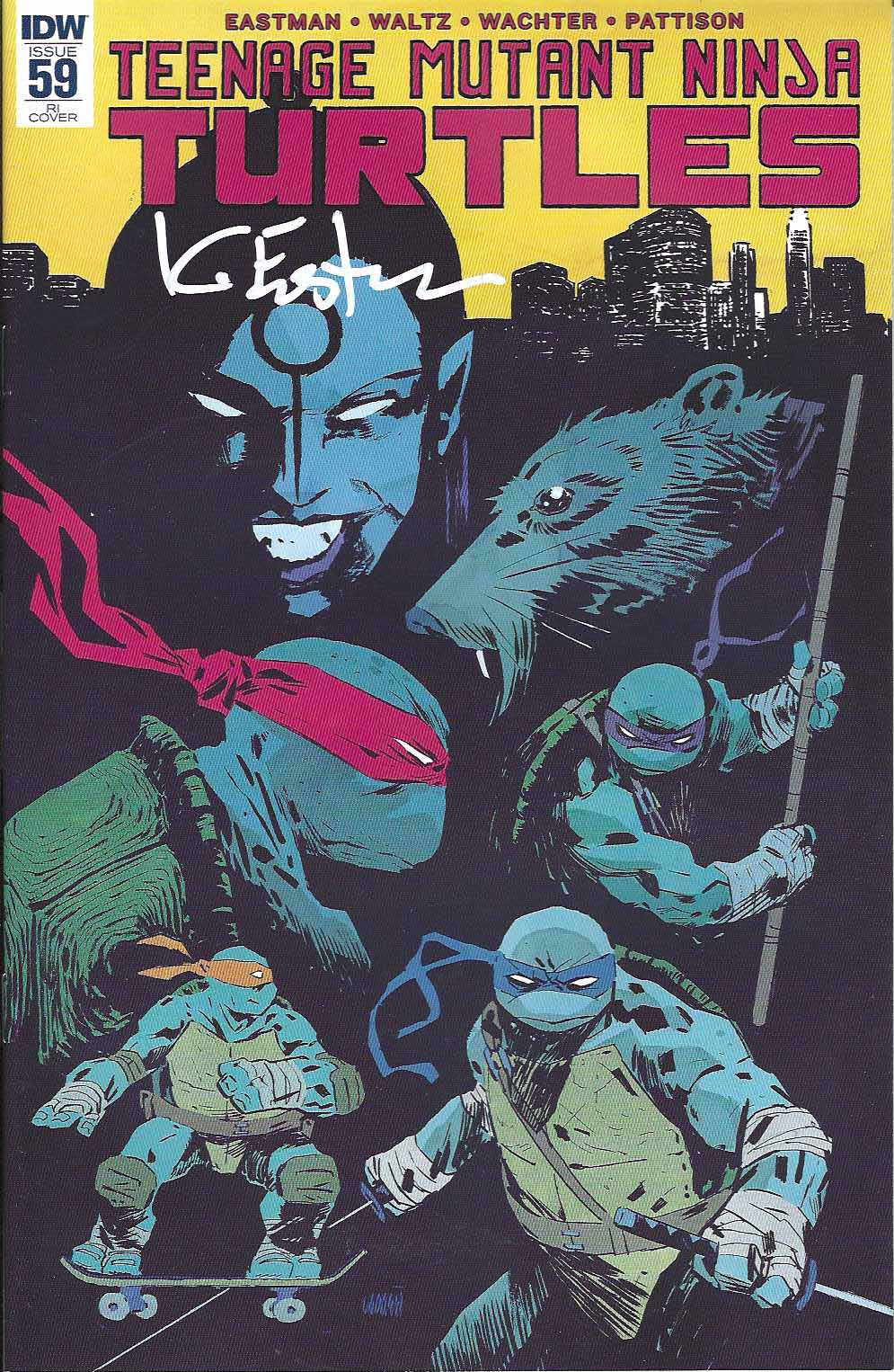 TMNT Issue #59 RI Signed – Walsh Cover