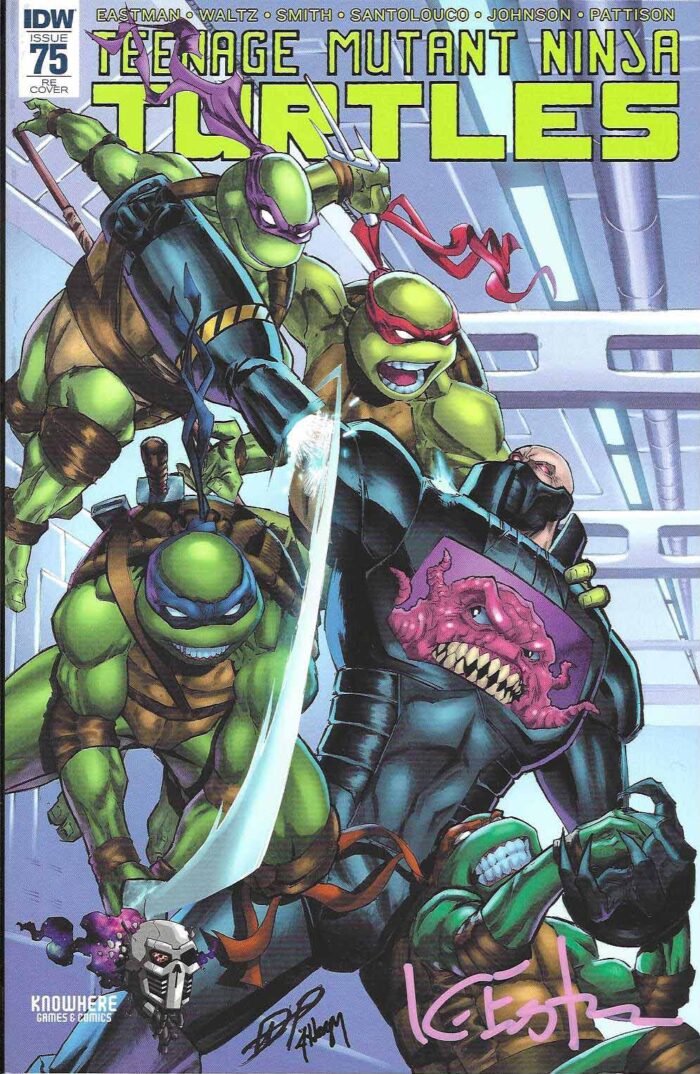 TMNT Issue #75 Knowledge Games & Comics Variant – Signed