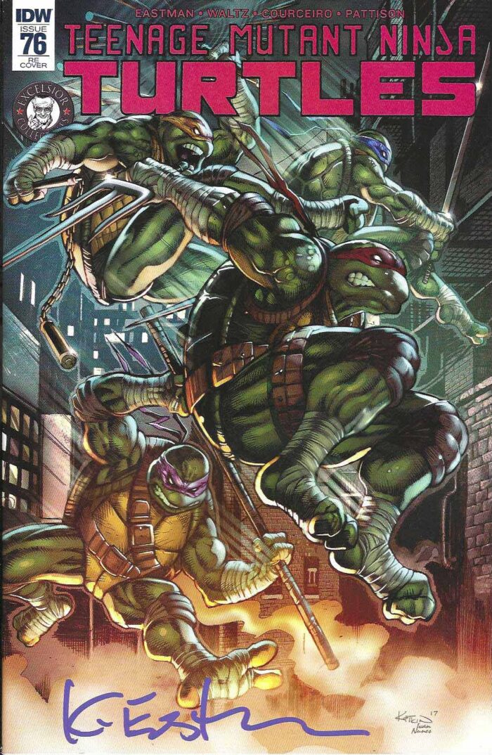 TMNT #76 RE Excelsior Comics Kotkin Color Variant – SIGNED