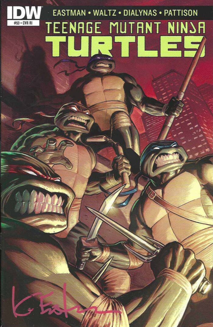 TMNT #53 RI – Atilio Rojo Cover – Signed