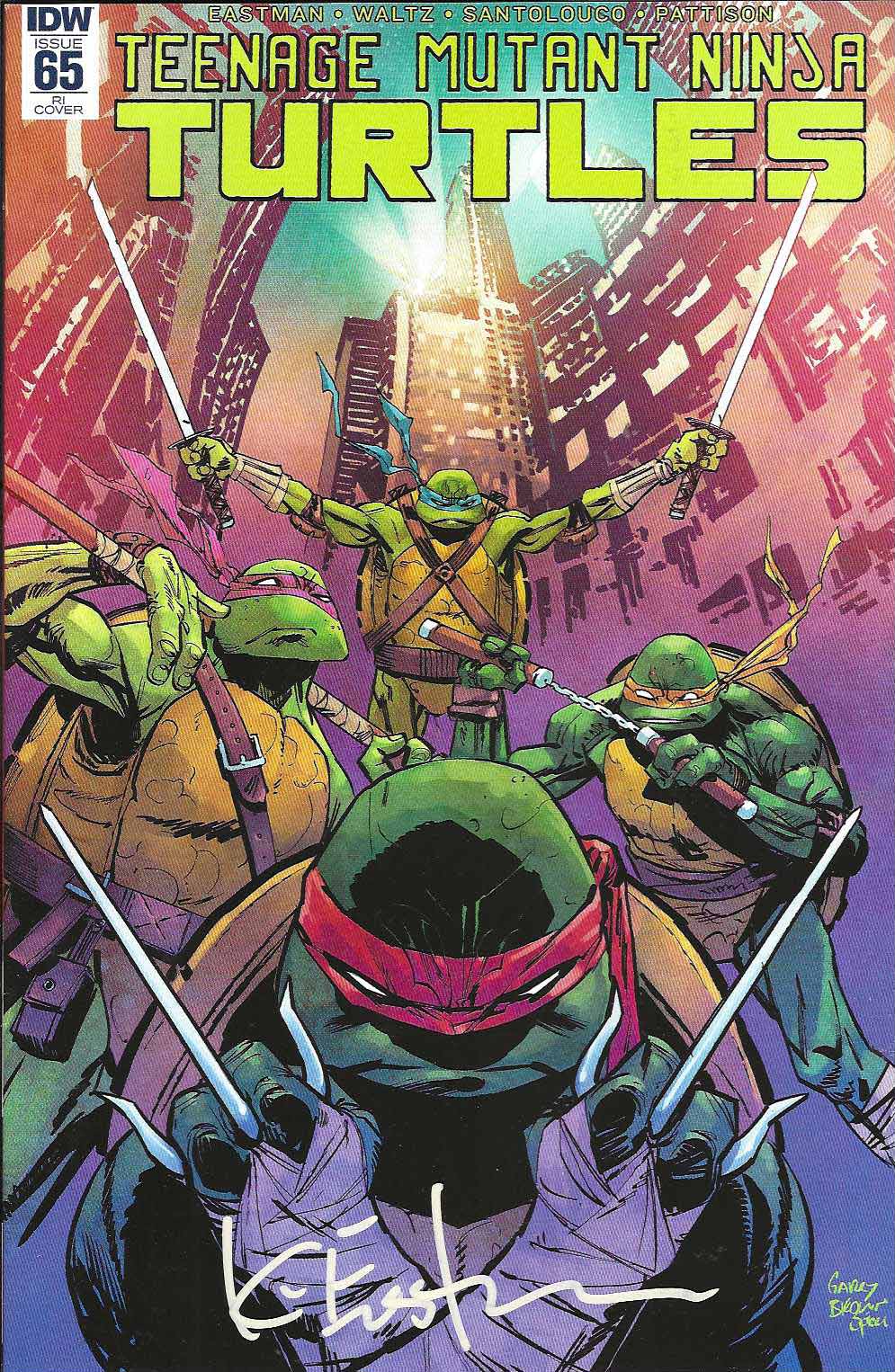 TMNT #65 RI – Garry Brown Cover – Signed