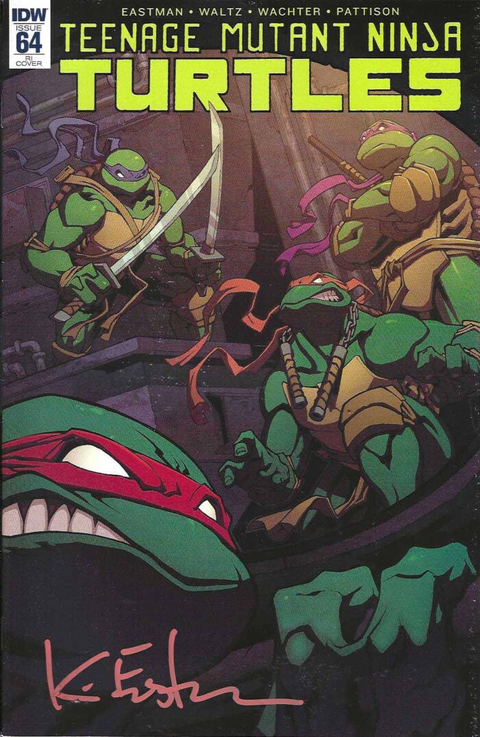 TMNT Issue #64 RI Signed