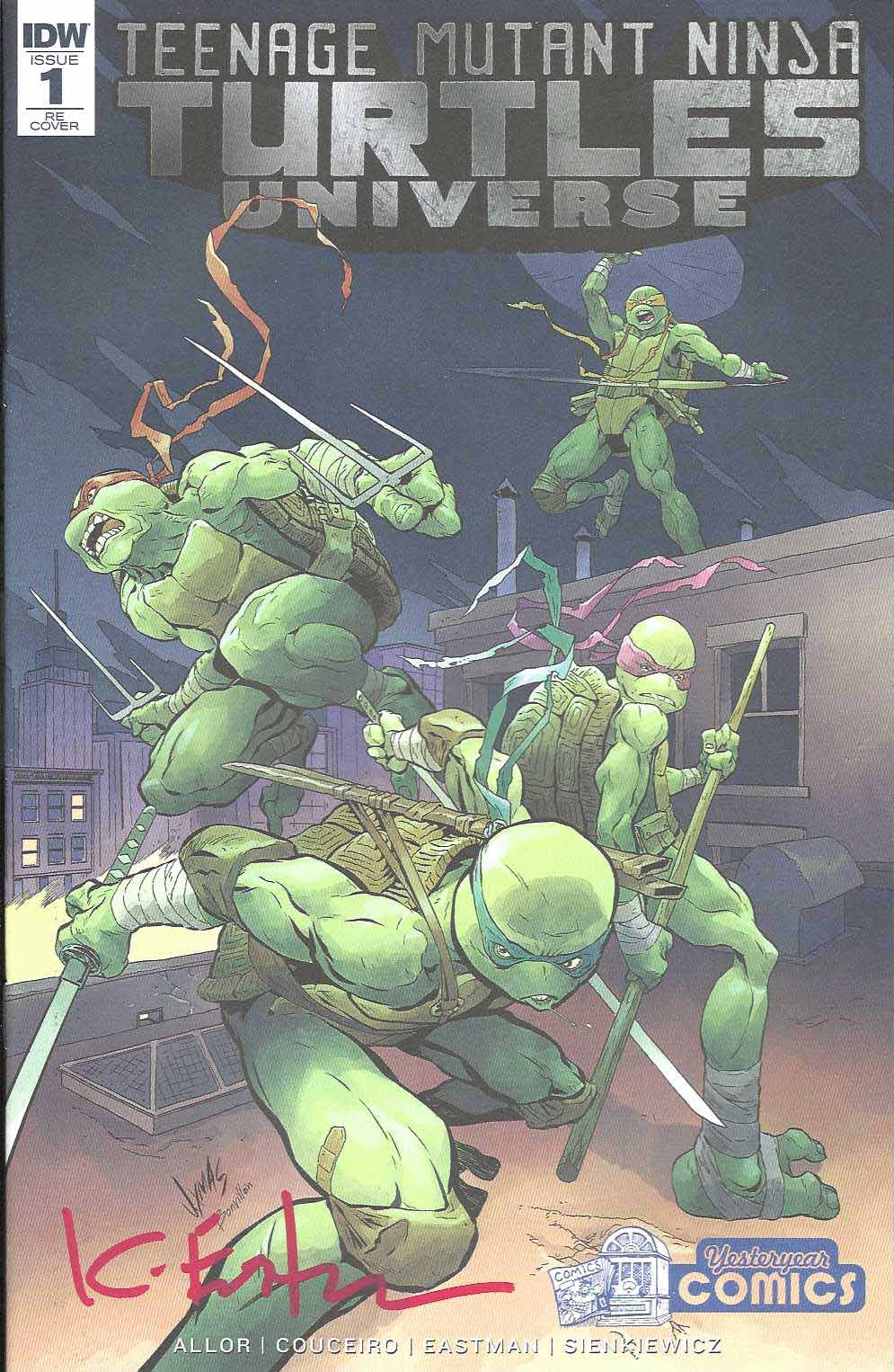 TMNT UNIVERSE #1 RE Yesteryear Variant – SIGNED