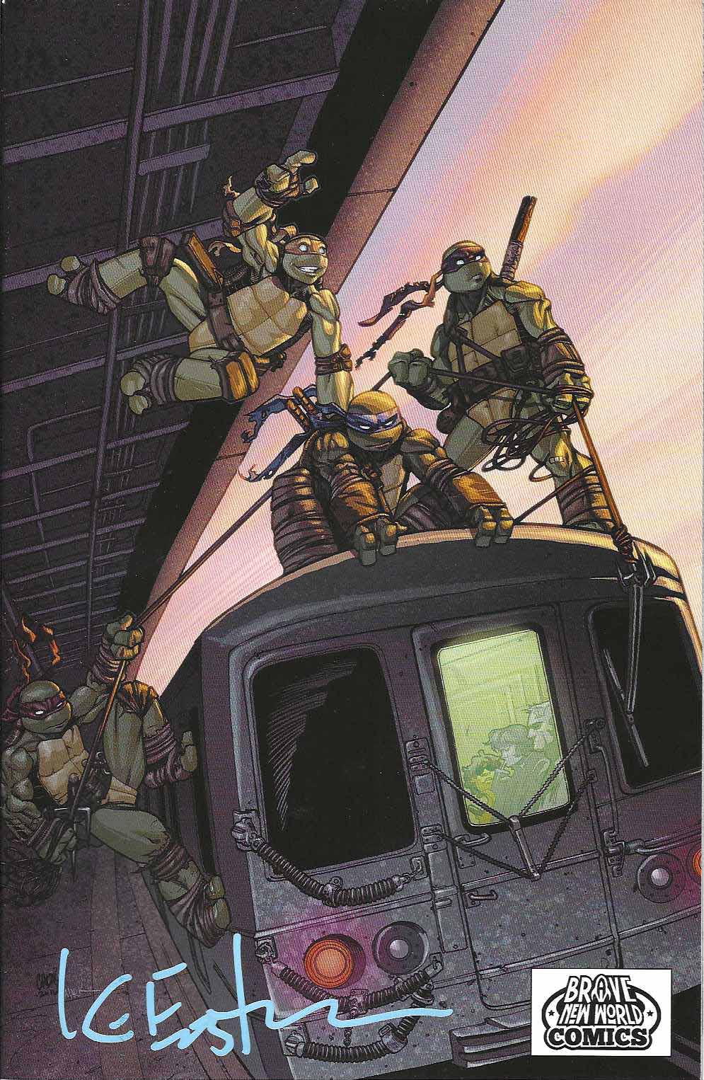 TMNT Issue #70 RE Brave New World Variant – Signed