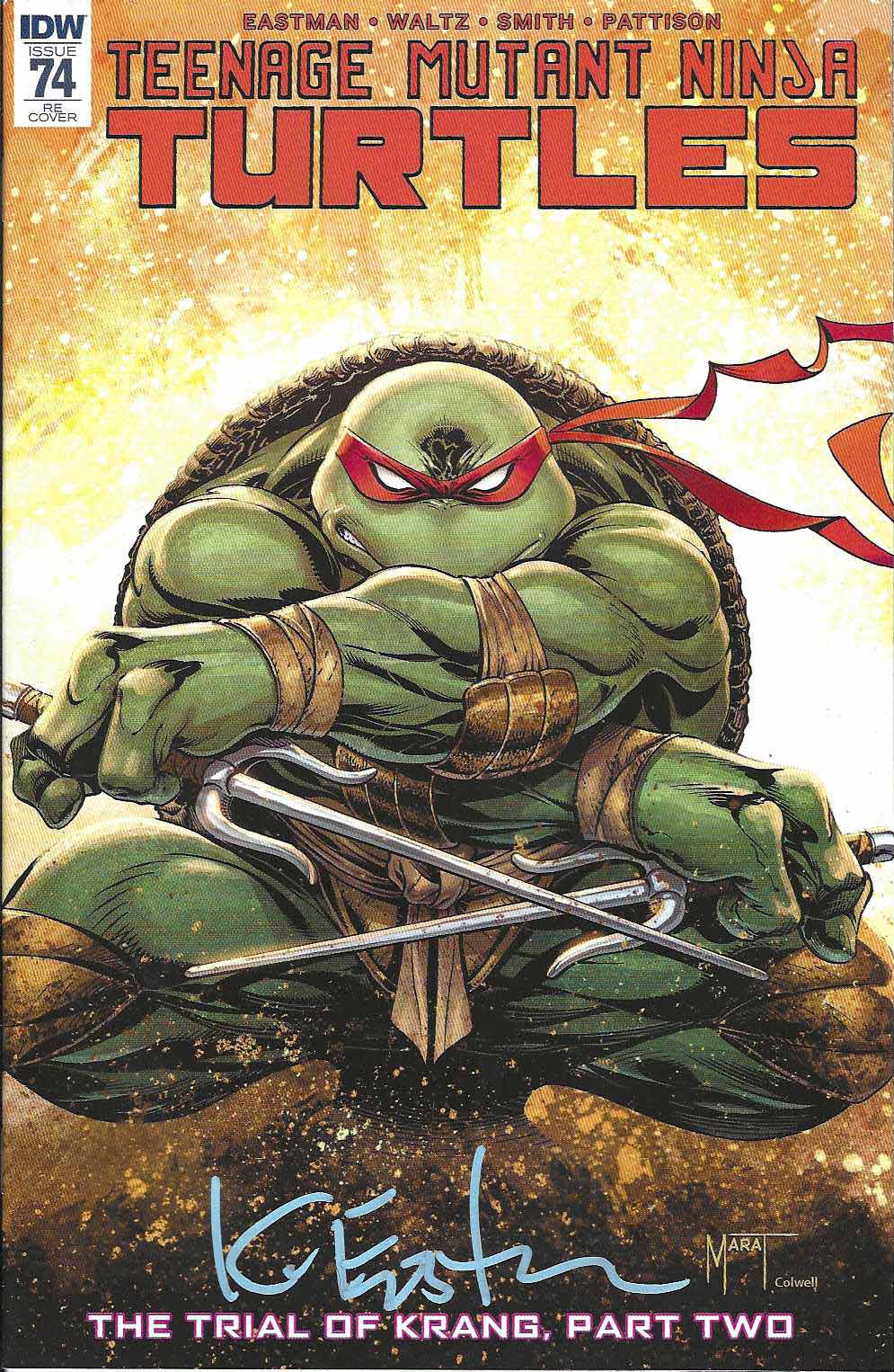 TMNT Issue 74, Planet Awesome Cover – Signed