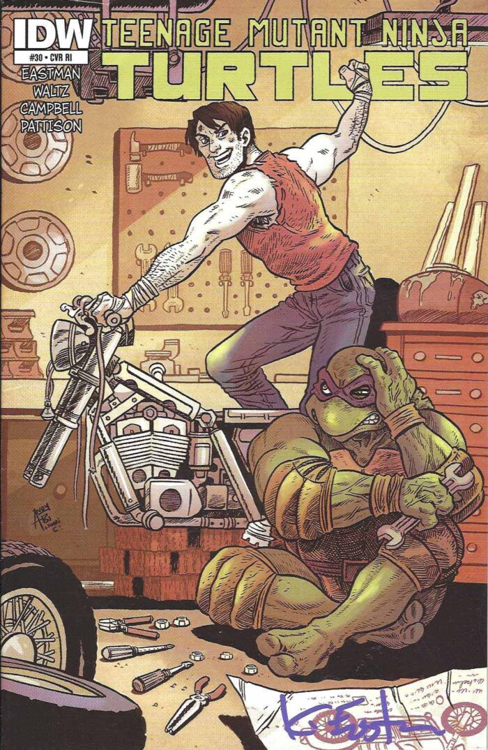 TMNT #30 RI Andy Belanger 1:10 Variant – SIGNED