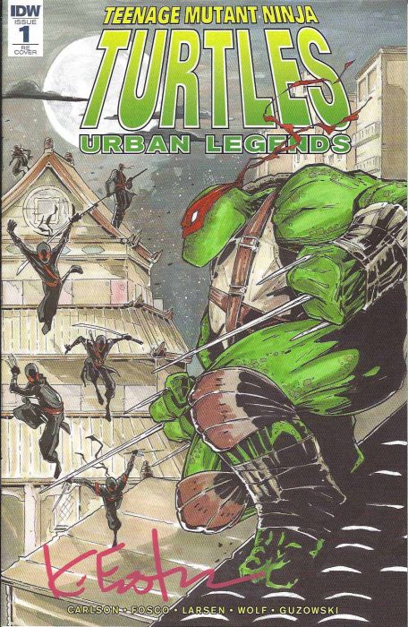 TMNT Urban Legends #1 Heroes and Fantasies Variant – Signed – Kevin ...