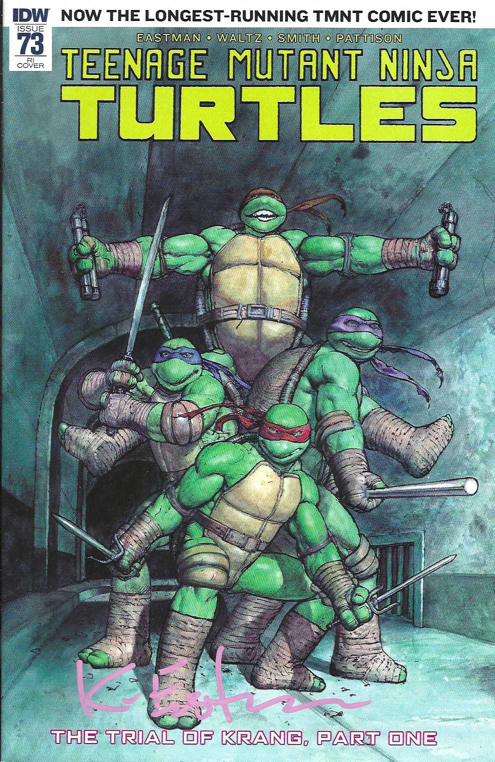 TMNT #73 RI Cover Cover – Signed