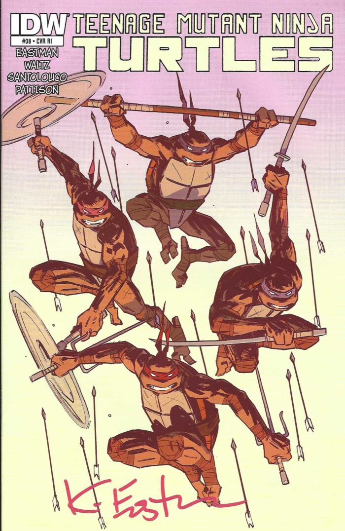 TMNT #38 RI – Cover – Signed