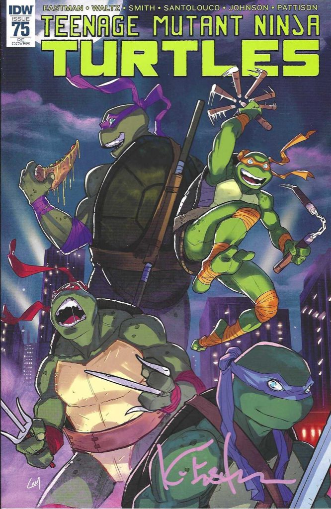 TMNT Issue #75 TMNT Day Variant – Signed – Kevin Eastman Studios