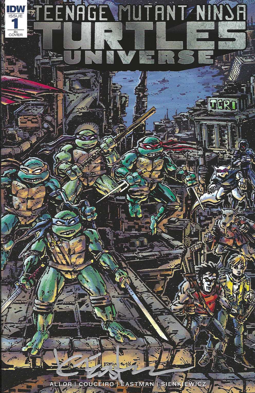 TMNT UNIVERSE #1 RE Eastman Cover – SIGNED