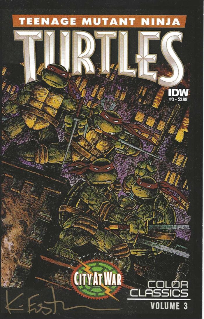 TMNT Color Classics Vol. 3  #3 SIGNED