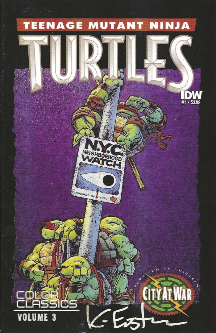 TMNT Color Classics Vol. 3 #4 SIGNED