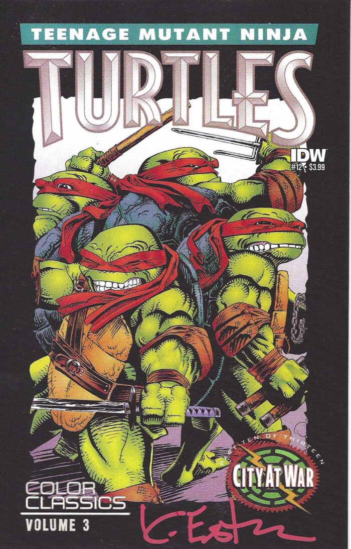 TMNT Color Classics Vol. 3  #12 SIGNED