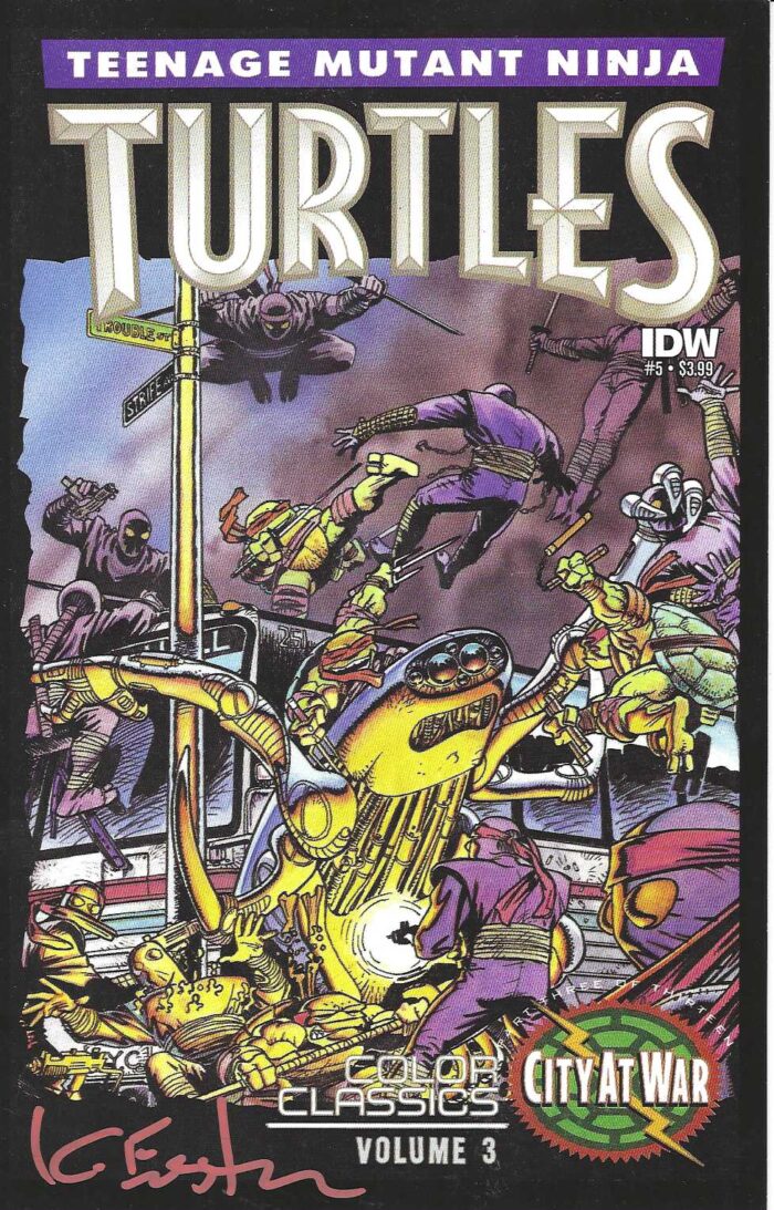 TMNT Color Classics Vol. 3 #5 SIGNED