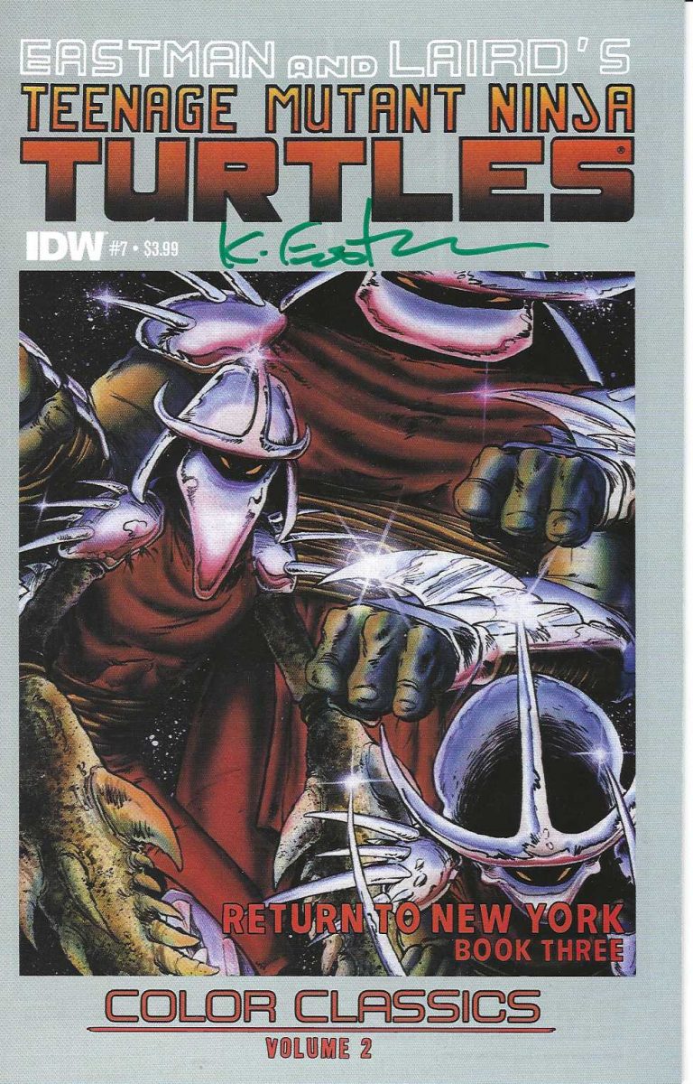TMNT Color Classics Vol. 2 7 RTNY Signed Kevin Eastman Studios