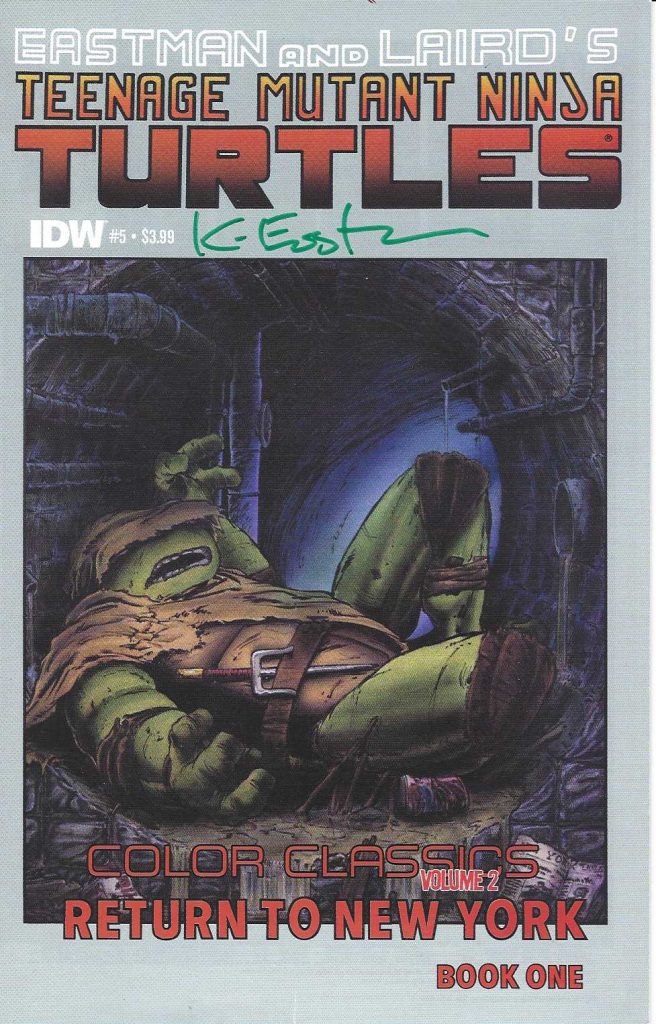 TMNT Color Classics Vol. 2 5 RTNY Signed Kevin Eastman Studios
