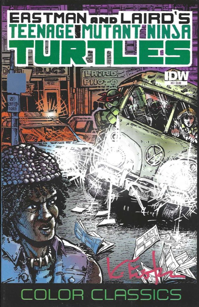 TMNT Color Classics #3 SIGNED – Kevin Eastman Studios