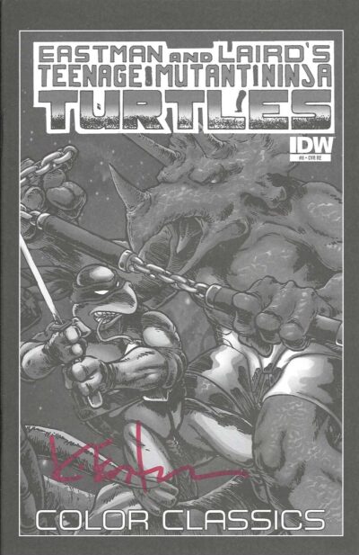 TMNT Color Classics #6 Jetpack Variant SIGNED – Kevin Eastman Studios