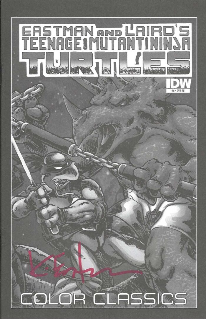 TMNT Color Classics #6 Jetpack Variant SIGNED