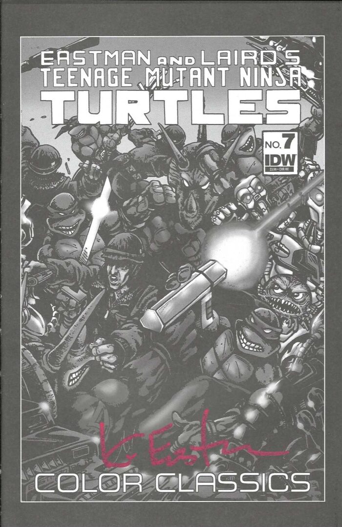 TMNT Color Classics #7 Jetpack Variant SIGNED