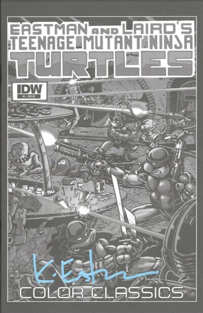 TMNT Color Classics #5 Jetpack Variant SIGNED – Kevin Eastman Studios