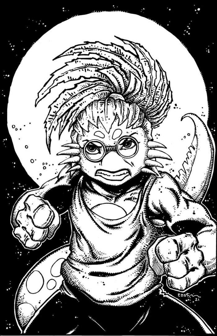 TMNT Issue 122 Original Art – Mona Lisa