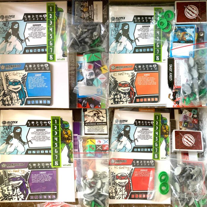 Mystery Game Box Bundle including Original Artwork and Signatures