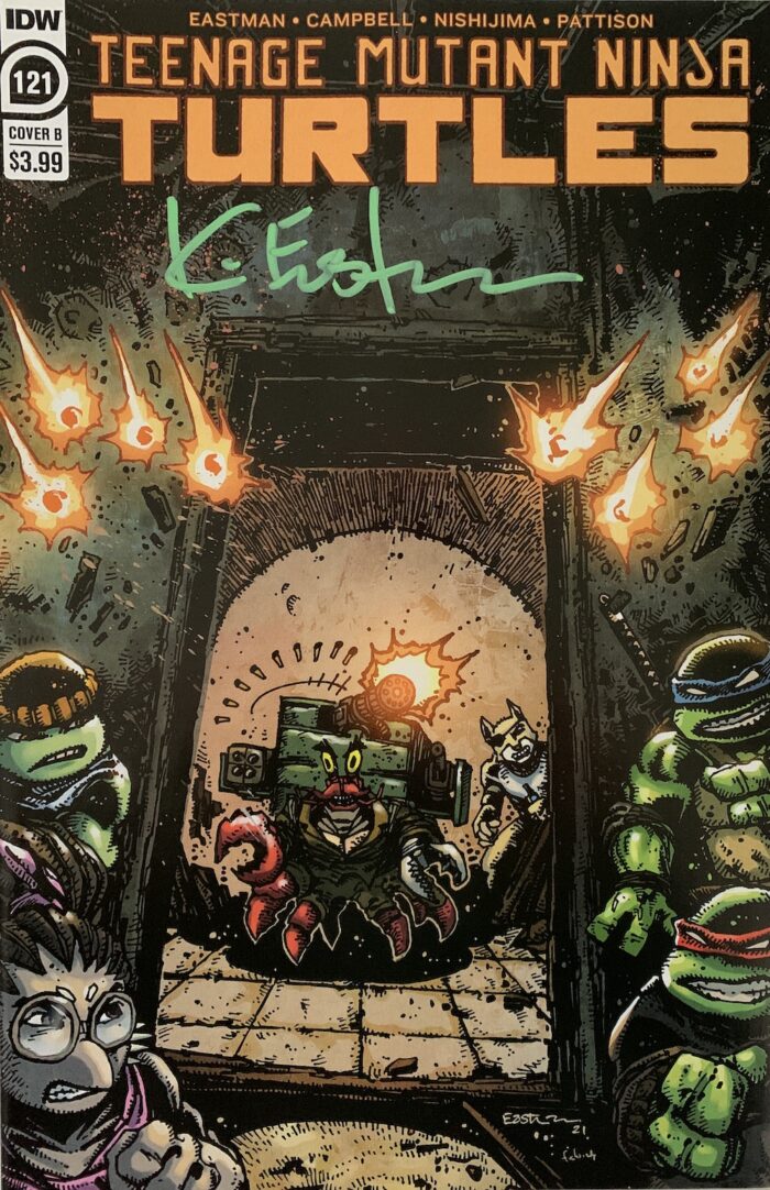 TMNT Issue 121 Original Art – featuring Mikey, Leo and Raph