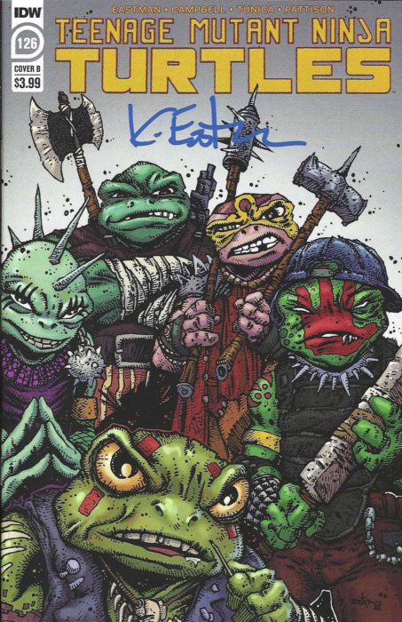 TMNT 126 Cover B Eastman Variant – Signed – Kevin Eastman Studios