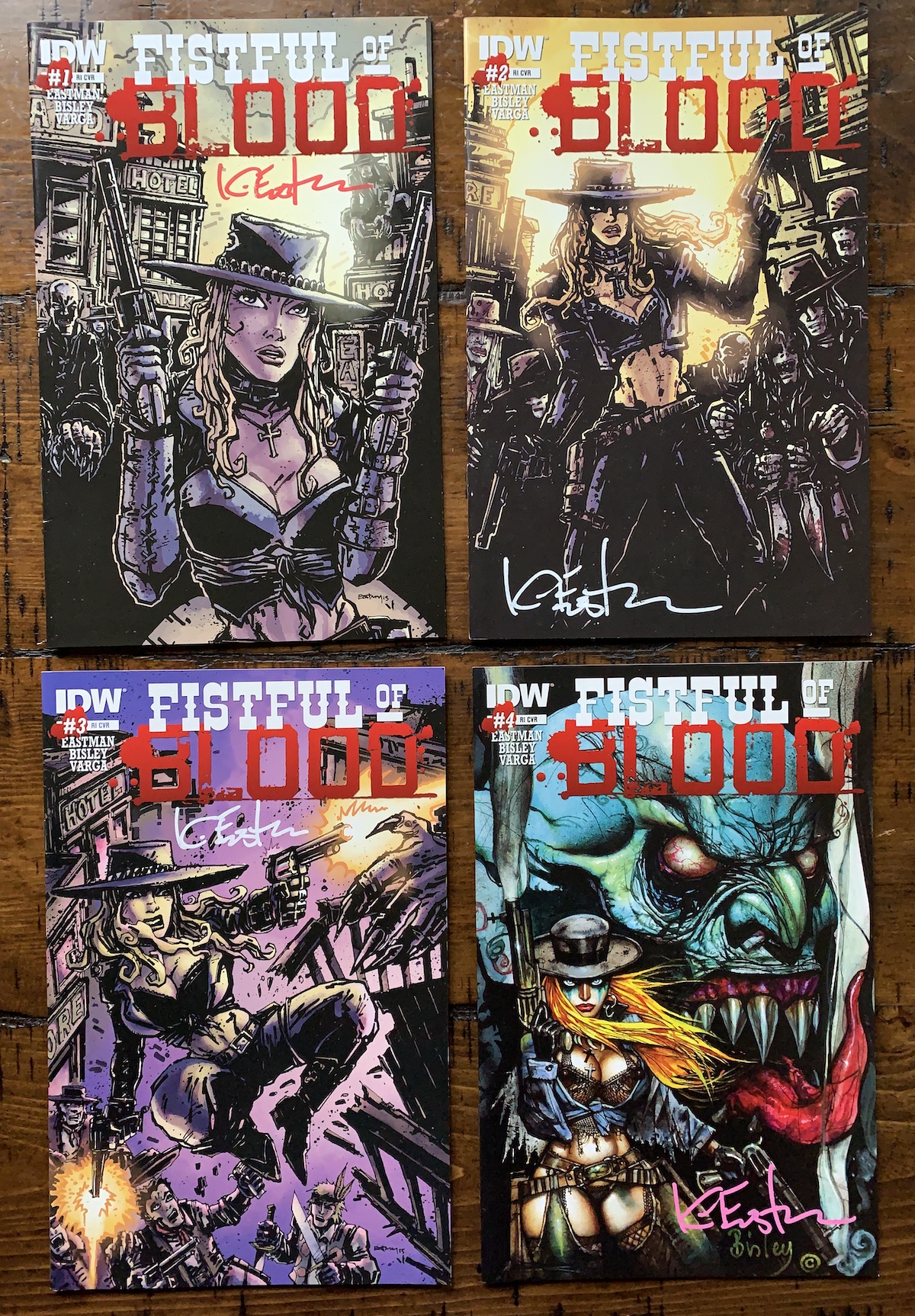 Fistful of Blood RI Covers – Signed Bundle