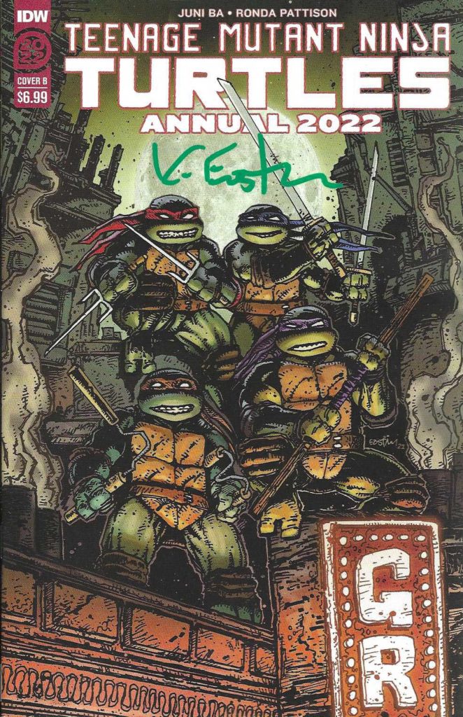 Tmnt Annual 2022, Eastman Variant- Signed – Kevin Eastman Studios