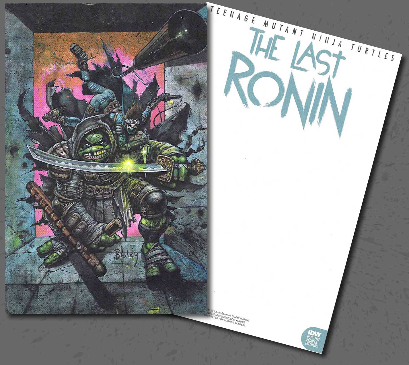 The Last Ronin issue 5, Eastman Studios Exclusive Bisley/Eastman Variant Cover