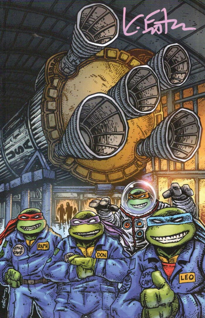 TMNT 127 Alabama Convention Eastman, Virgin Variant – Signed