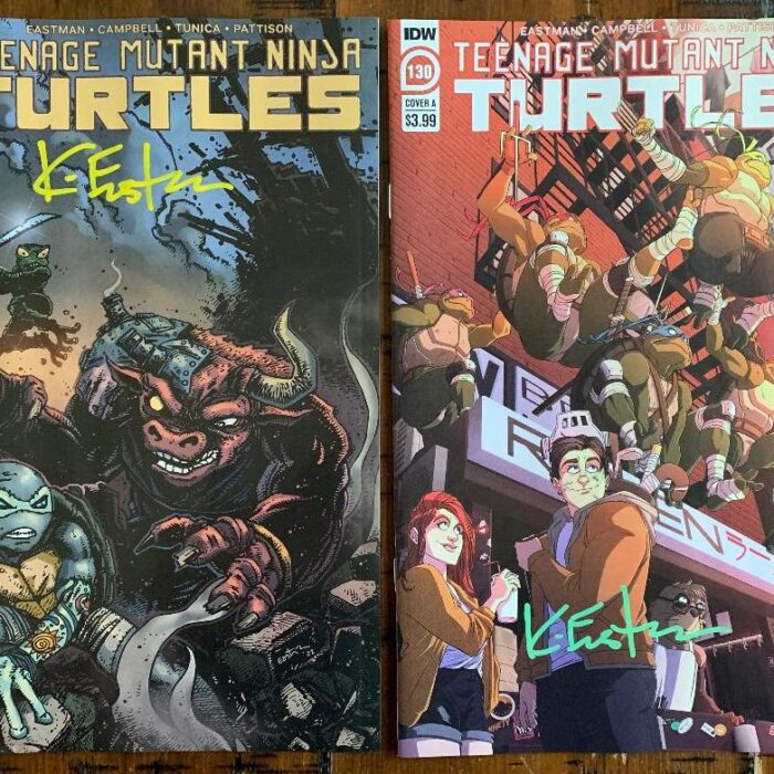 TMNT 130 Cover B Eastman Variant – Signed PLUS – am additional signed book too!