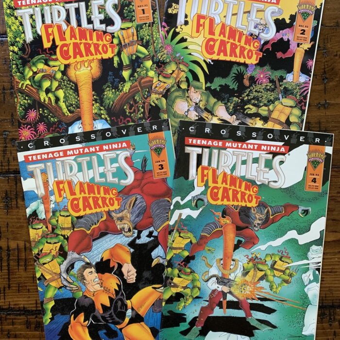 A Bunch of Flaming Carrot/TMNT Crossovers