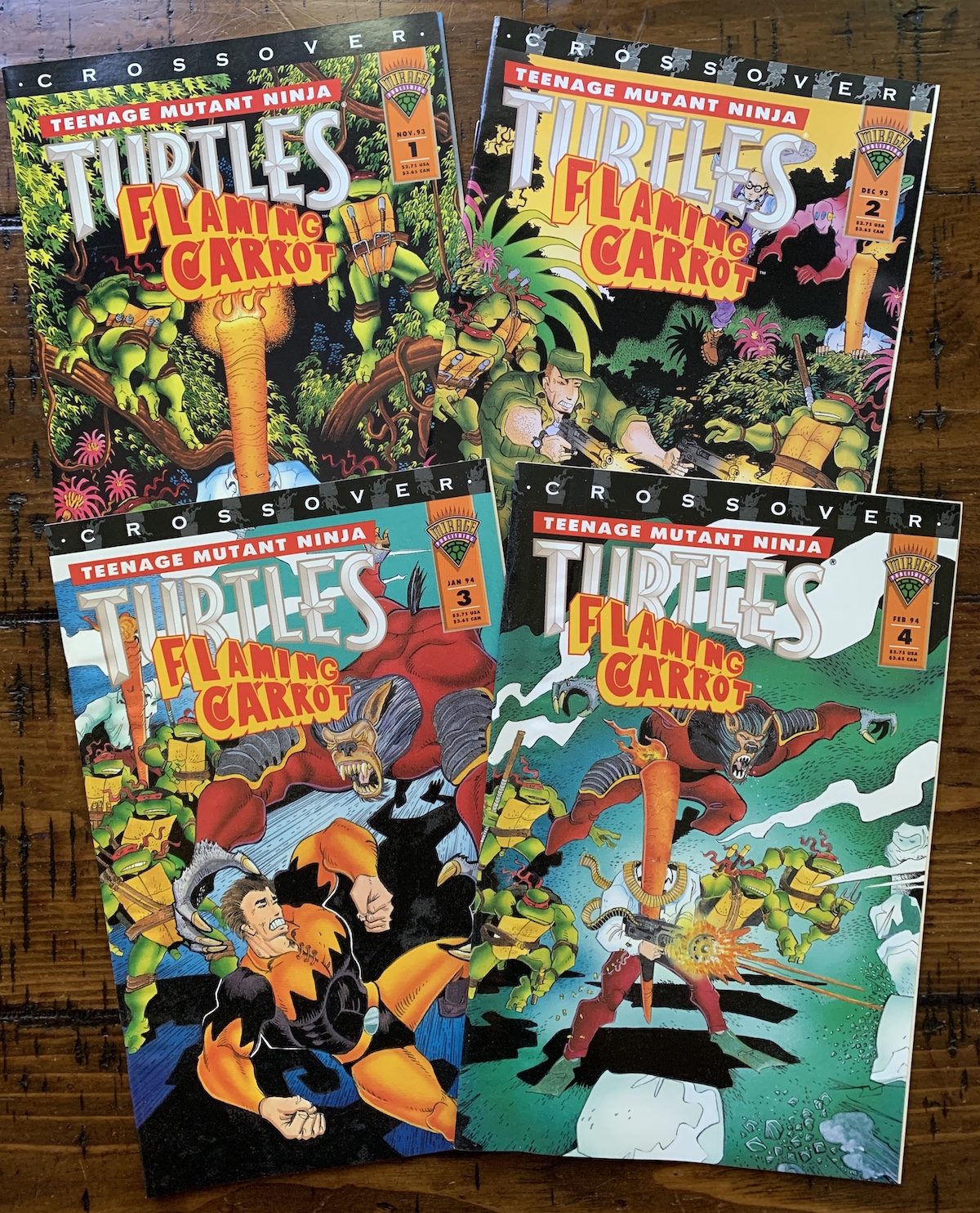 Read more about the article A Bunch of Flaming Carrot/TMNT Crossovers