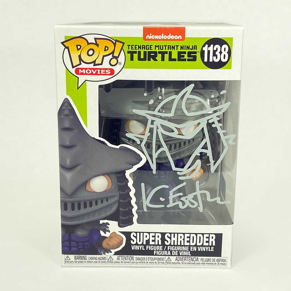 Dinged and Dented – TMNT Exclusive SUPER SHREDDER #1138 – Signed with Head Sketch