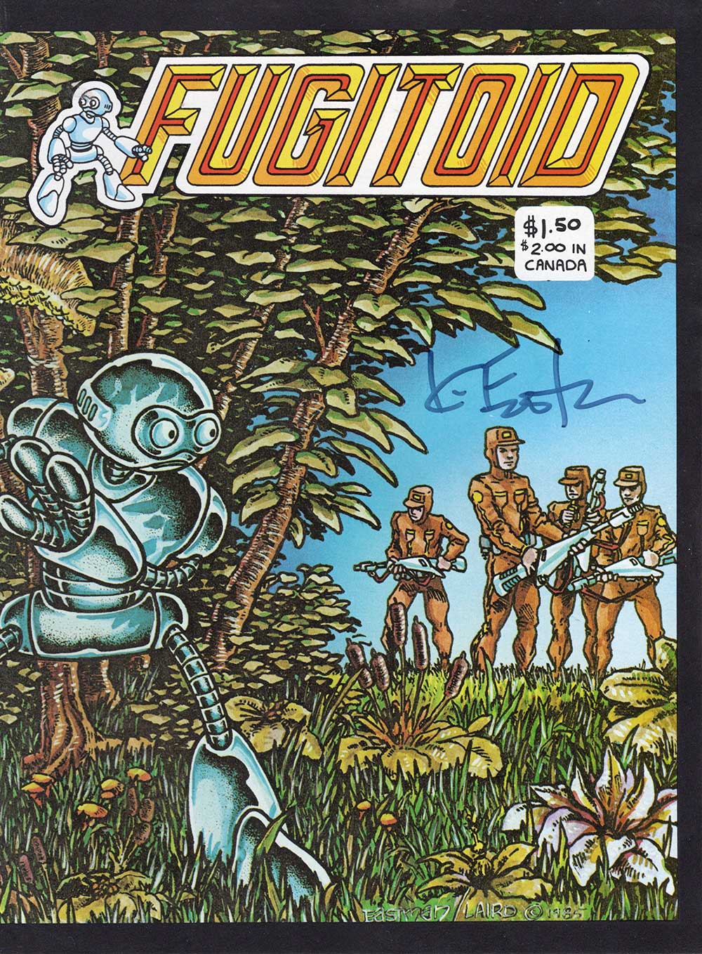 Fugitoid #1, 1985 Signed on Cover