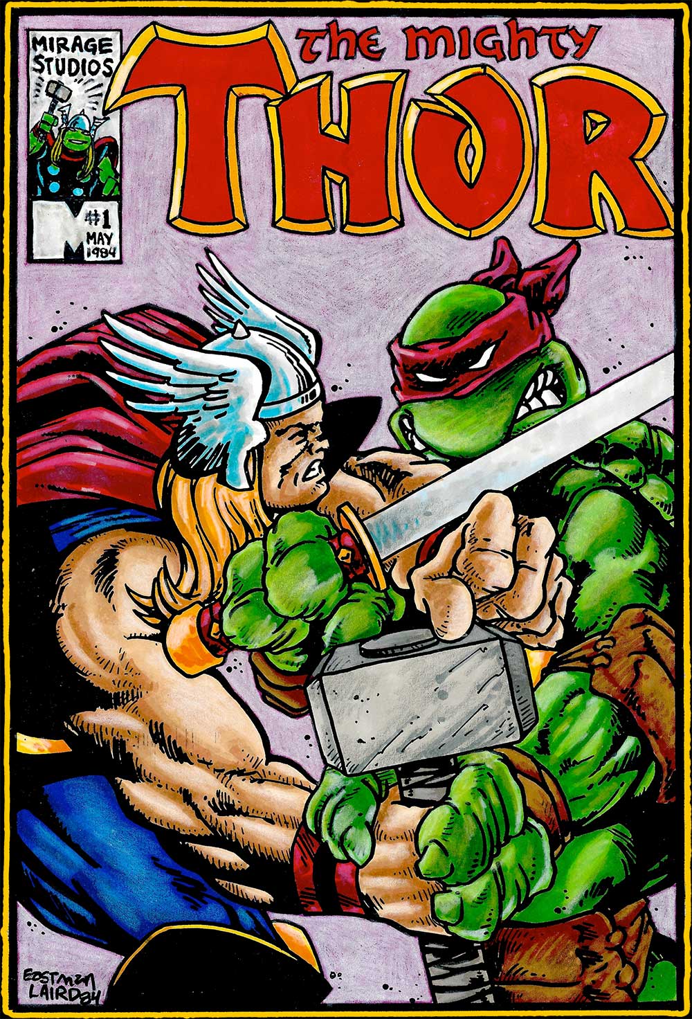 UPDATED: Eastman Designed TMNT/THOR Tee of the Week - Awesome TMNT History Story too
