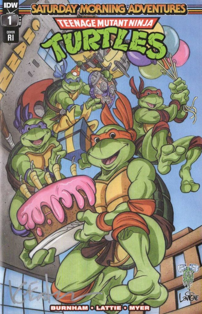 TMNT Saturday Morning Adventures #1 RI, Tim Lattie & Steve Lavigne ...