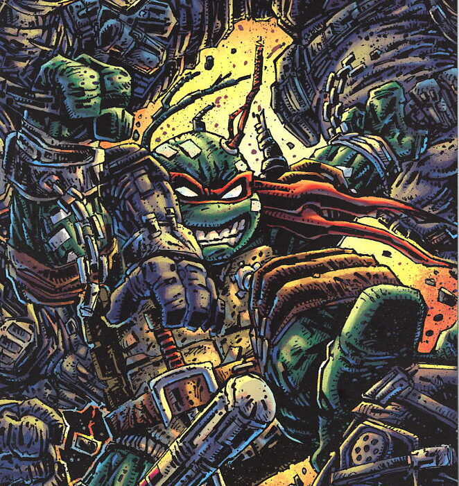 TARGET R – TMNT MACROSERIES #4 – Signed by Kevin Eastman – Matte Finish