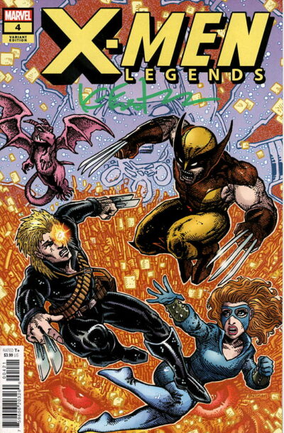 X-MEN Legends Cover Concept A Original Art MARVEL COMICS X MEN Legends Signed - Image 3