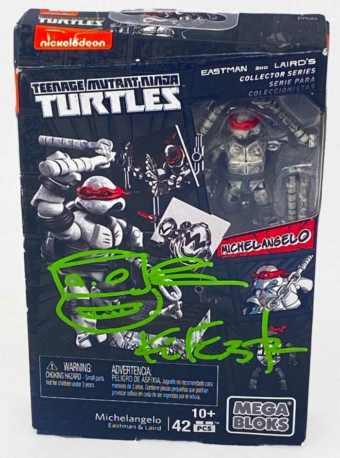 MEGA BLOKS 2015 Michelangelo Collector Series – Signed with head sketch remarque