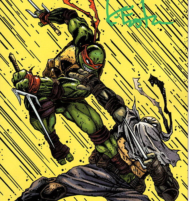 TMNT The Armageddon Game 4 – Eastman Variant – Signed