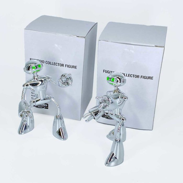 FUGITOID Set of 2, Vacuum-Metallized Figures – Never Released in Stores