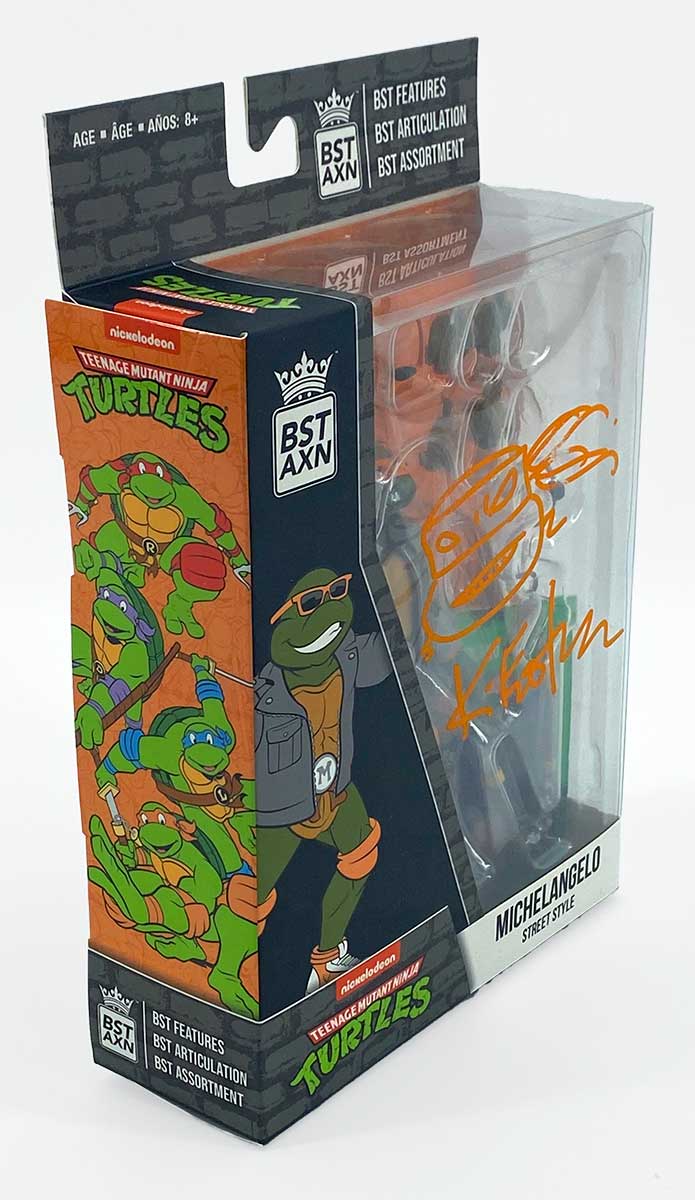 2022 TMNT Michelangelo Street Style The Loyal Subjects – Signed with Head sketch