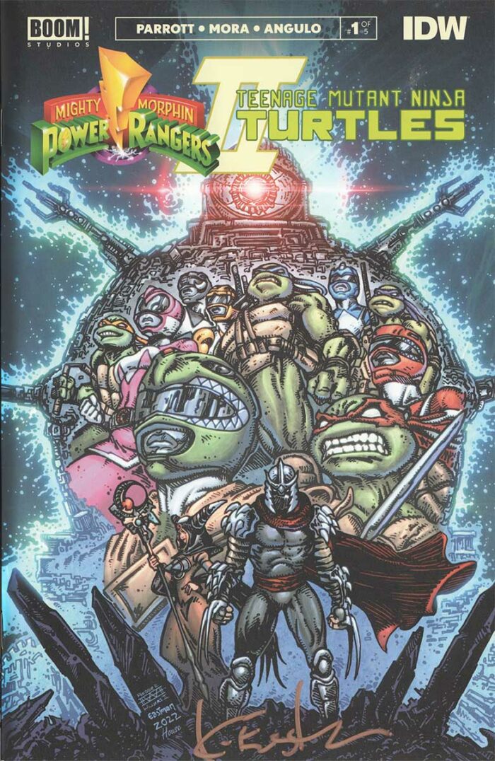 MMPR/TMNT II, Issue 1 – Eastman Variant – Signed